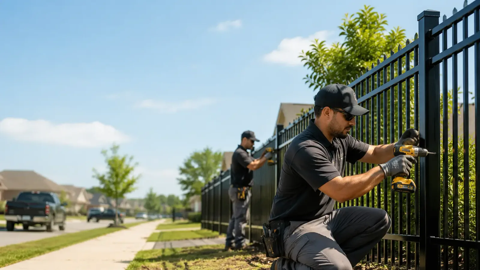 Metal Fence Installation in Gracemont, OK